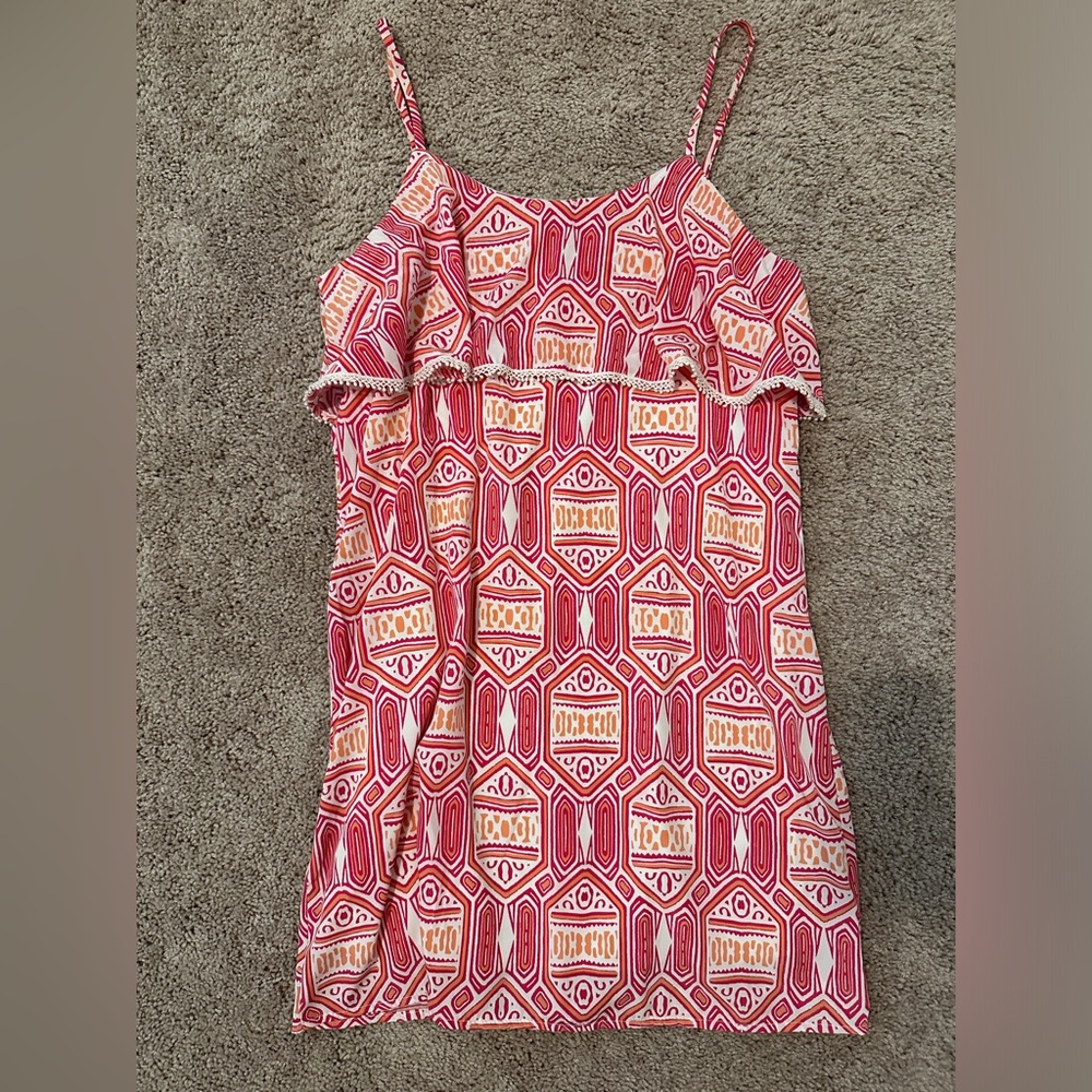 Pink flowy dress